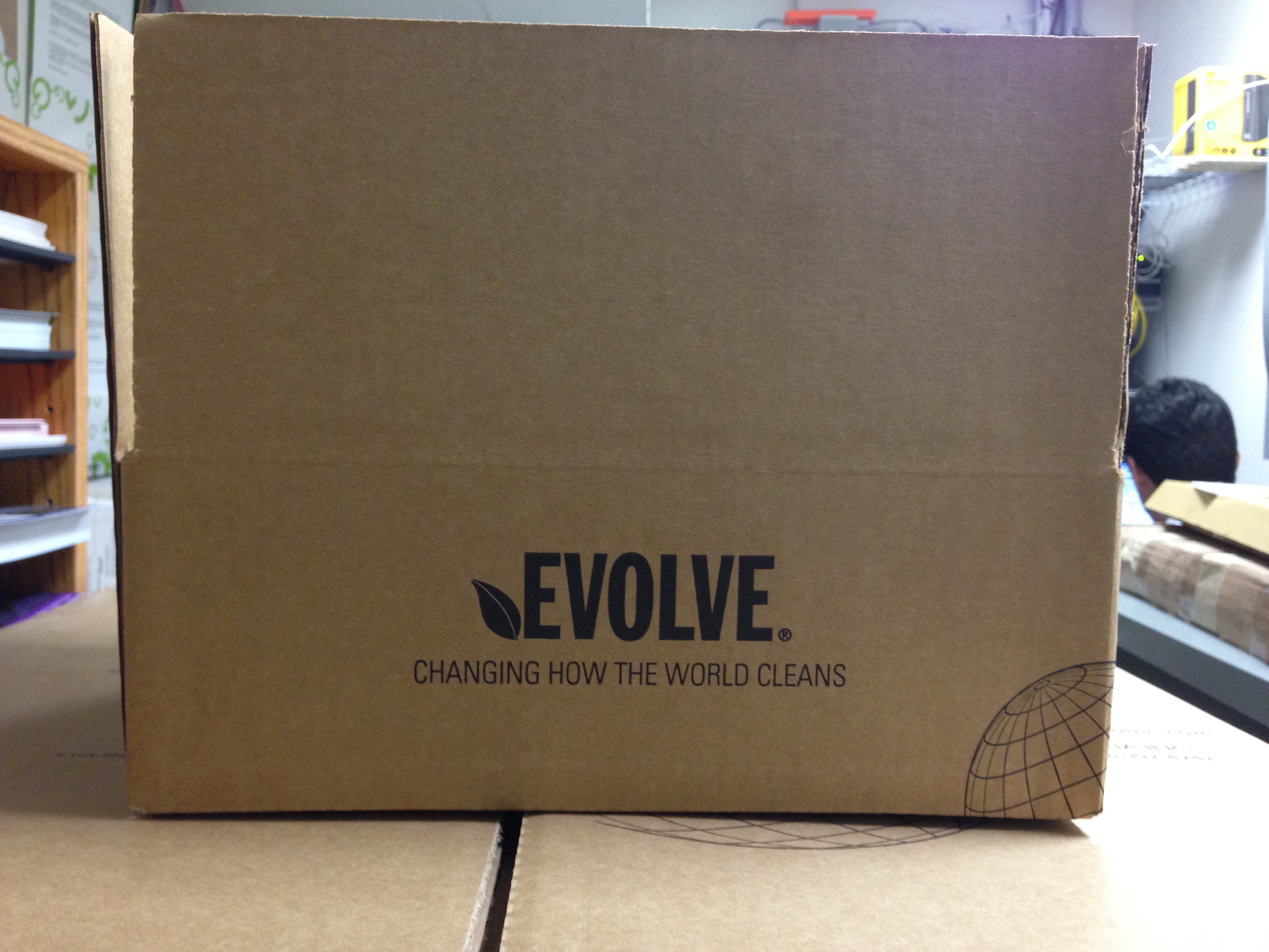Evolve carton front
