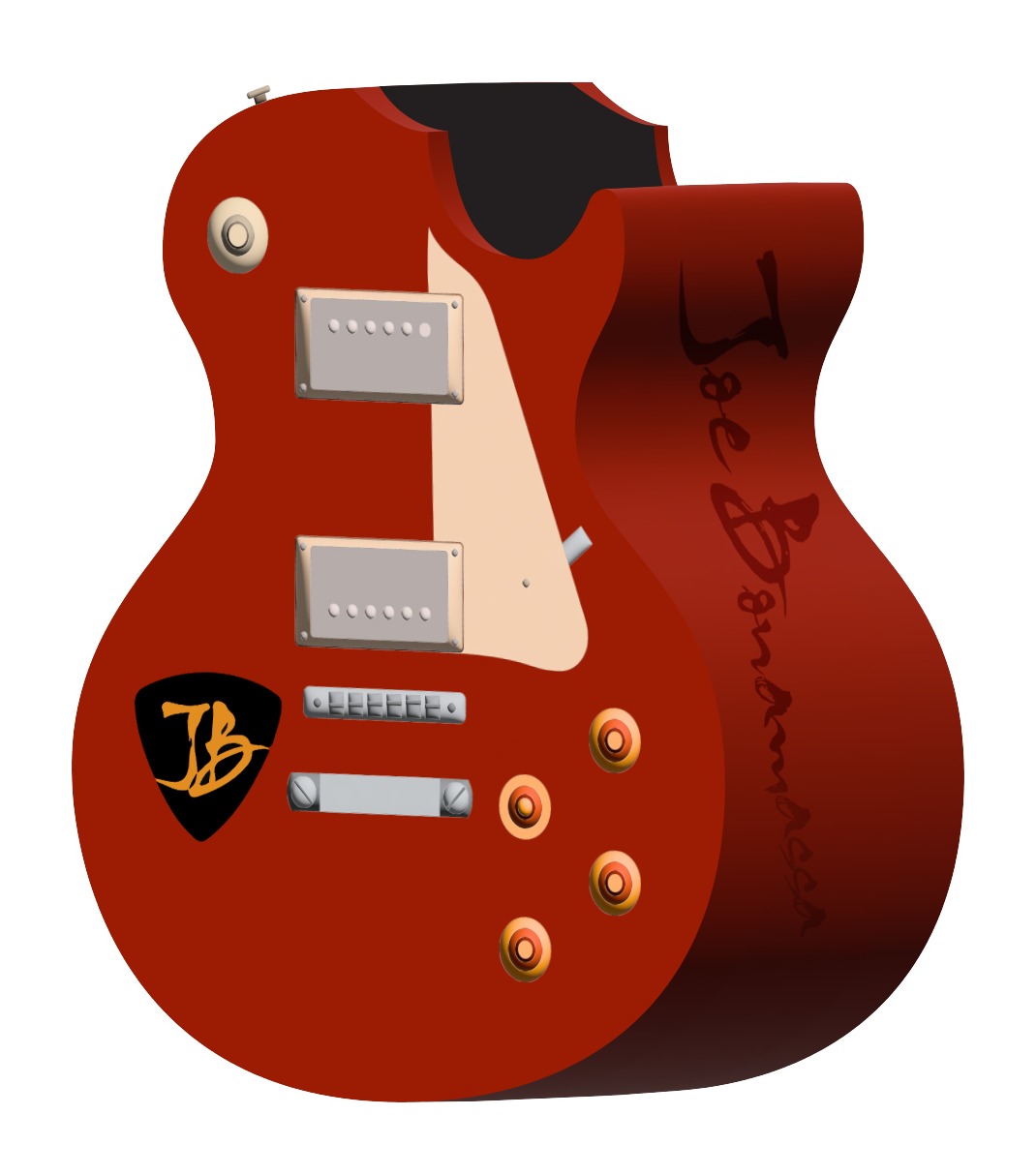Les Paul Desk Object — Concept Render